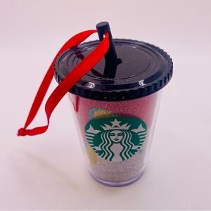 Starbucks Glitter Holiday Cup Ornament 2018 – 2.75” Collectible